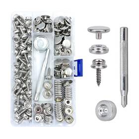 Maerd 721996973139 152pcs Canvas Snap Kit With Tool Stainless Steel Screw Boat