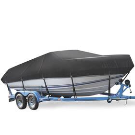 961200blk Mancro Boat Cover 17-19ft Waterproof Trailerable Heavy Duty Uv R