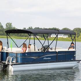 39-0390-bk Manitou Front Bimini Canvas Replacement Only