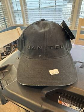 794044 Manitou Oem Brp Pontoons Baseball Cap Black On Ds00