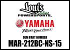 Mar-212bc-ns-15 Yamaha Bow Cover New Oem 718721289009