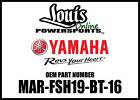 Mar-fsh19-bt-16 Yamaha Mrng Cover Fsh New Oem 718721289122