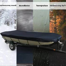 F8-021015 Marddpair New Trailerable Jon Boat Cover 14ft. 210 Denier Great Pricing Here