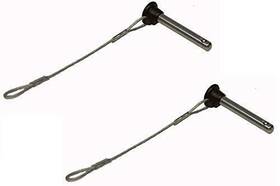 Marine Part Depot 816769024108 Two Stainless Bimini Top 3/16 Inch Pull Pins