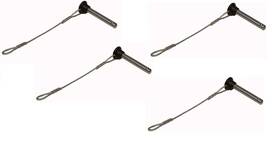 Marine Part Depot 816769024115 Four Stainless Bimini Top 3/16 Inch Pull Pins