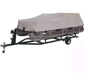 100211376 Marine Raider Model A Boat Cover Fits Most 17 -20 Pontoon Boats 300 Denier