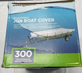 21-1545-h24 Marine Raider Jon Boat Cover 300 Denier Grade Polyester