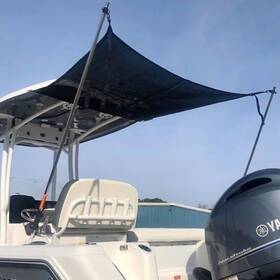 Sun77.5 Maritme Shades New Maritime Boat Sun Shade 83/96 Medium Black Mesh Only