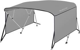 Maroute 196336152824 4 Bow Bimini Top Boat Cover With 1 Inch Aluminum Alloy Frame Include 2 St