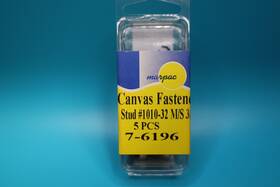 7-6196 Marpac Canvas Fasteners Stud #10 10-32 M/s 3/8 5 Packs Of
