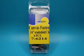 7-6214 Marpac Canvas Fasteners 3/4 Inch Windshield Clip 3 Packs Of 4