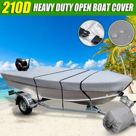 Uky1418532 Matcc V-hull Boat Cover 13-14ftft Waterproof Trailerable Fishing Ski Bass Runabout