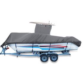864804 Menbager For Center Console Boats With T-top Roofs Boat Cover 20-24ft Grey