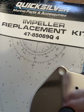 47-85089q Mercury G8 Quicksilver #47-85089q 4 Impeller Replacement Kit