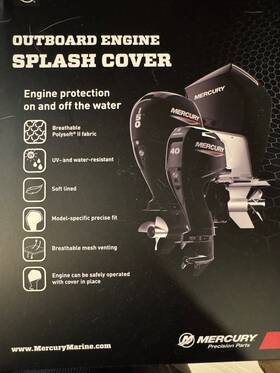 8m0228531 Mercury Outboard 150 Pro Xs Vented Splash Cover 4 Stroke