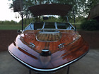 Mericruiser 4.3 V6 Maxum Fiberglass Boat Custom Airbrush Woodgrain Paint