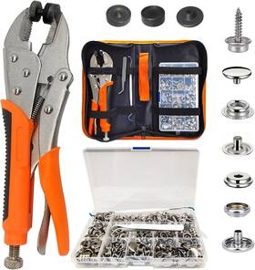 B0b741ktf3 Minliguy Snap Fasteners Kit Heavy Duty Fastener Tool And 60-set 15mm Stainless Steel