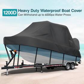 B0f2ywh9y2 Mionovity 1200d Heavy Duty T Top Boat Cover 24-26ft Trailerable Waterproof Center Console