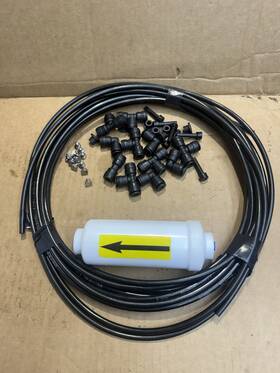 7112-8126 Mister Conffot 7112 Misting Head Kit Stainless Nozzle Marine Boat Hard Top No Pump