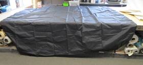 204793 Misty Harbor 2022 4 Bow Bimini Top Cover Black Marine Boat