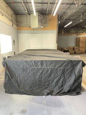 207183 Misty Harbor Ecoelite Black 276 Inch L X 117 W Marine Cover Boat