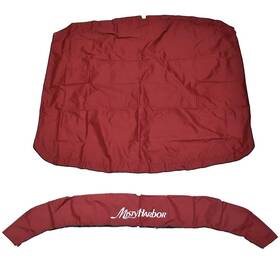 2020-w Misty Harbor Boats Boat Bimini Top Cover With Boot Wine 8 Foot