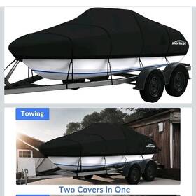 Bz-ykl-2022 Morhept Waterproof Boat Cover 20-22 Ft Upgraded Bass Tracker