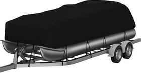 Bz-ft-1921bk Morphet Black Fits 19-21ftl 96 Inch W Waterproof Lightweight Tarp Pontoon Boat Cover