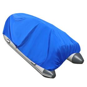 Ms12132v Moto-save 17-19 Ft Waterproof Trailerable V-hull Boat Cover Fabric Storage Bag Dark Blue