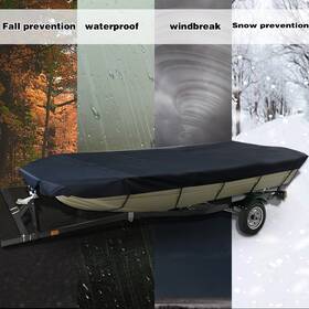 Ms18270v Moto-save For Jon Boat 14ft Cover Black Beam Width Up To 70inch 425 190cm 210d