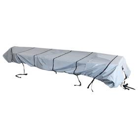 Ms18396v Moto-save 1pcs Grey 210d Jon Boat Cover 12ft 56inch Water Proof Trailerable For