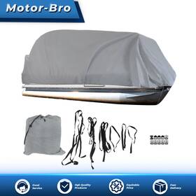 Mb28140 Motor-bro 21-24ft Heavy Duty Trailerable Waterproof Boat Cover Gray 307 157 Inch New