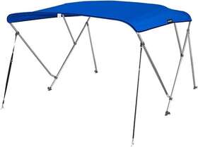 Msc 704298039765 3 Bow 4 Bimini Top Boat Cover With Rear Support Pole And Storage Boot