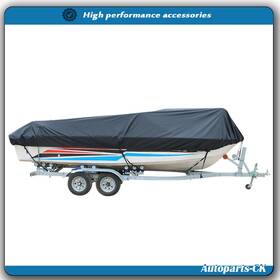 Ack1089288 Munirater Boat Covers Black 600d Pu 17-19ft 96 Inch 600 285cm