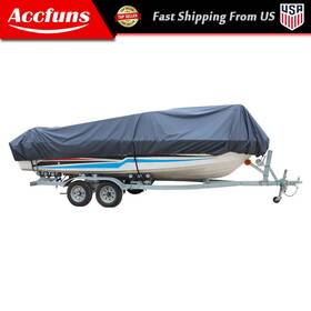 Afu26336f Munirater 23-24ft 102 Inch 600d Pu Boat Cover Marine Polyester Grade Canvas Storage Trailerable