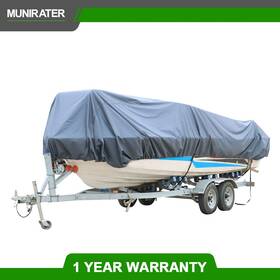 Mr1036776m Munirater Pu 23-24ft 102 Inch 780 350 600d Marine Polyester Grade Canvas Trailerable Boat Cover