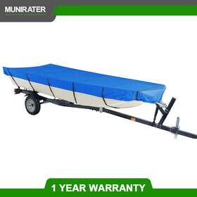 Mr1639404m Munirater 12ft L Beam Width Up To 56 Inch 210d Blue For Jon Boat Cover High Quality