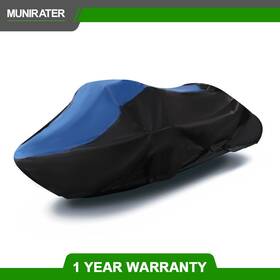 Mr2044146m Munirater 600d Heavy Duty Trailerable Watercraft Jet Ski Cover 116 Inch -125 2 Seat Waterproof