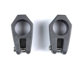 Mxeol 611745866884 Bimini Top Fittings Jaw Slide Black Nylon Hardware Pair 7/8 Inch