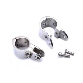 Mxeol 611745867027 Bimini Top Rail Mount 1 Inch Clamp Stainless Steel Pair