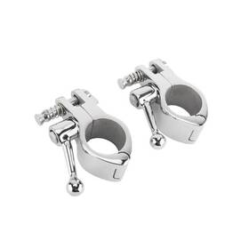 Mxeol 611745867201 Bimini Rail Mount Hinge 7/8 Inch With Boat Pin Quick Release Stainless Steel Pair