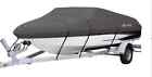 N A Heavy Duty Boat Cover Protection Durable Storage Water Fishing Charcoal 730544053346