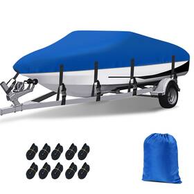 A300-7-1719 Neverland 17-19ft Boat Cover Fits V-hull Tri-hull Runabout Waterproof Trailerable Fishing