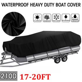 A300-8-1720 Neverland 17-20ft Waterproof Heavy Duty Pontoon Boat Cover Outdoor Uv Rain Dust Protection
