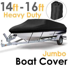 A300-all Neverland Heavy-duty Marine Grade 14-24ft Tri-hull V-hull Trailerable Jumbo Cover Protect