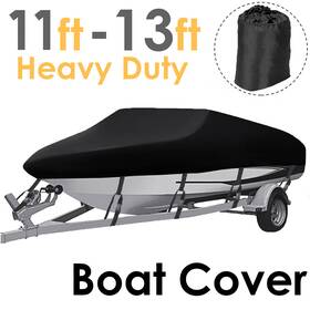 Nova300-8 Neverland Waterproof Heavy Duty Trailerable Boat Cover Fishing V-hull Tri-hull Runabout Us