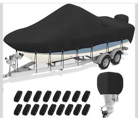 20-22ft-1200d Nookat B0fh4bwq4h Center Console Boat Cover Waterproof With Motor