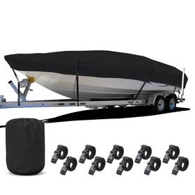 North East Harbor 806438022689 Neh 22ft-24ftft Heavy Duty Boat Cover V-hull Trailerable Up To 116 Inch Beam Width