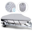 21185-21195 Northcaptain 600d Waterproof Trailerable Boat Cover Fish Ski Runabout V-hull