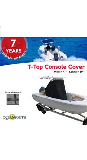 083-28k Ocean South Center Console Boat Helm Cover